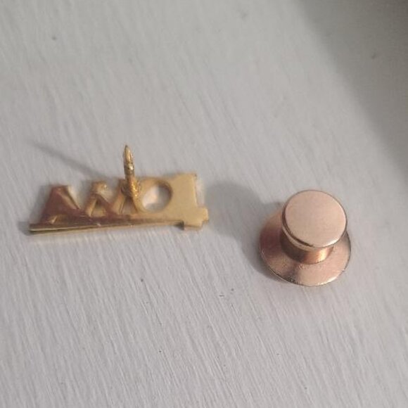 🇺🇸 Iowa IA Vintage Gold Lapel Pin Tie Tack Brooch - Hawkeye State University - Picture 3 of 5